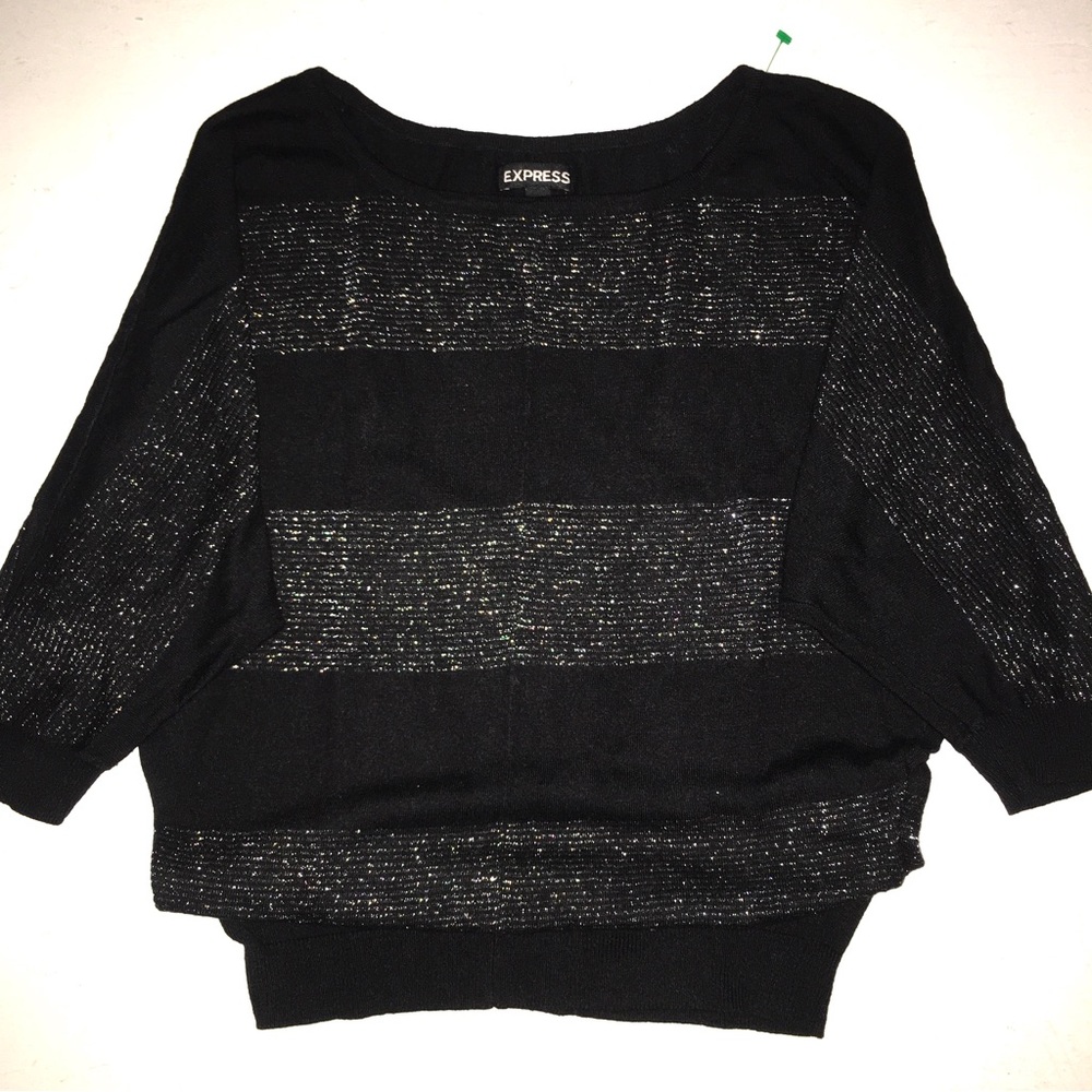 2 for $15 Party Host Appreciation🌈🌹HP🌹EUC Metallic Striped Knit Versatile Sporty